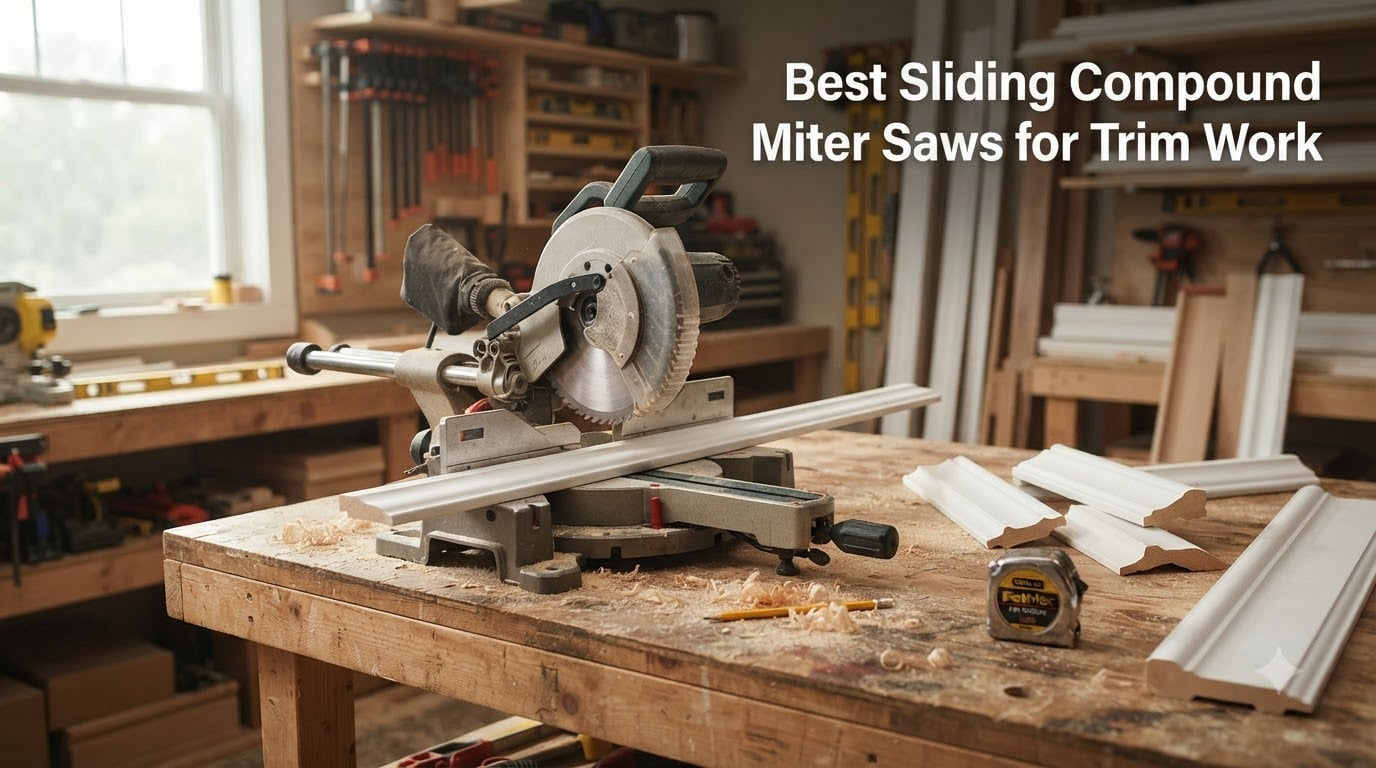 Best Sliding Compound Miter Saws for Trim Work