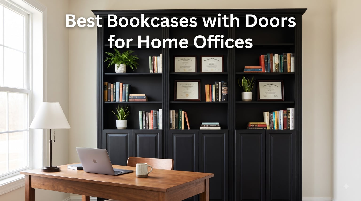 Best Bookcases with Doors for Home Offices