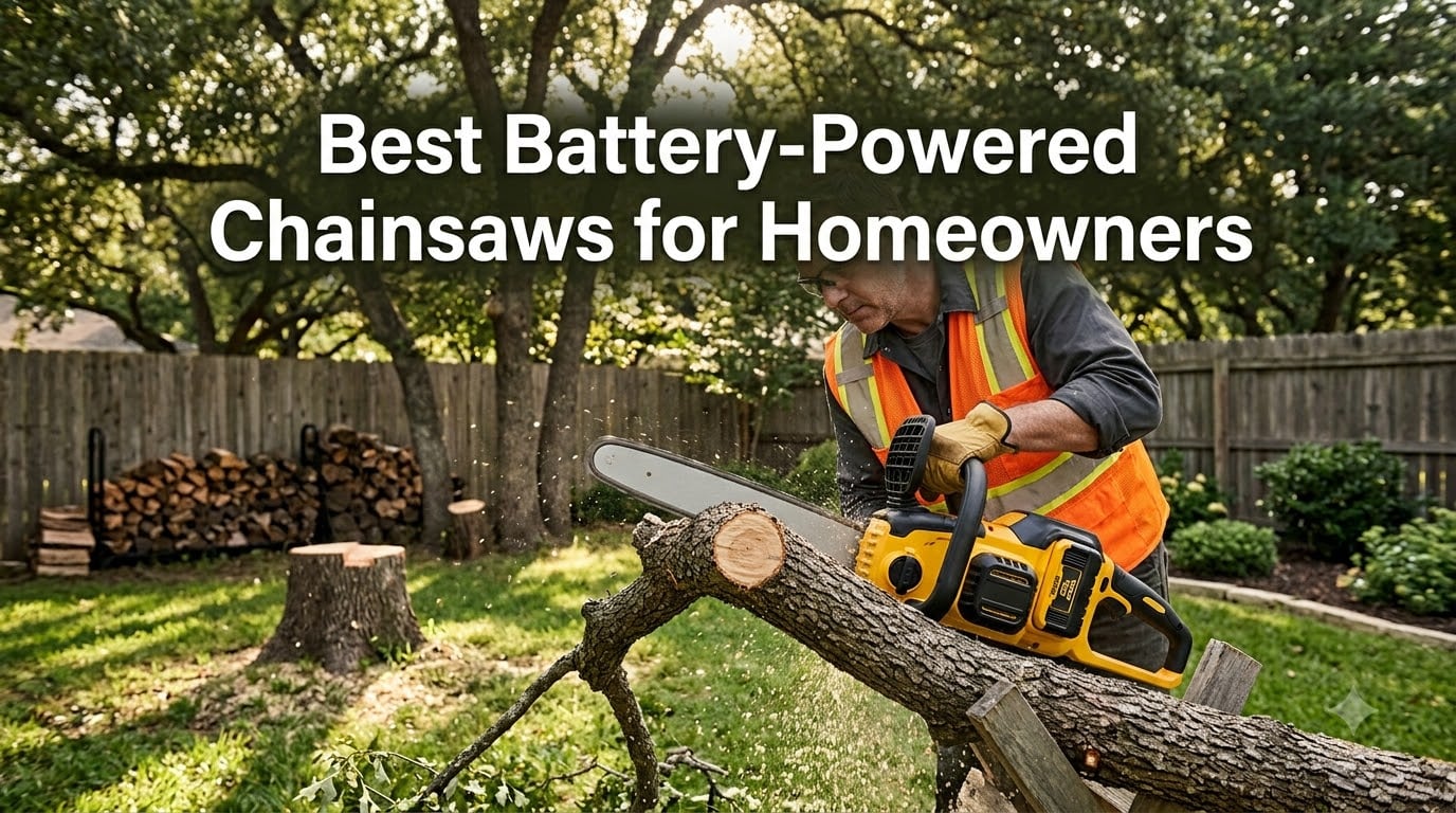 Best Battery-Powered Chainsaws for Homeowners