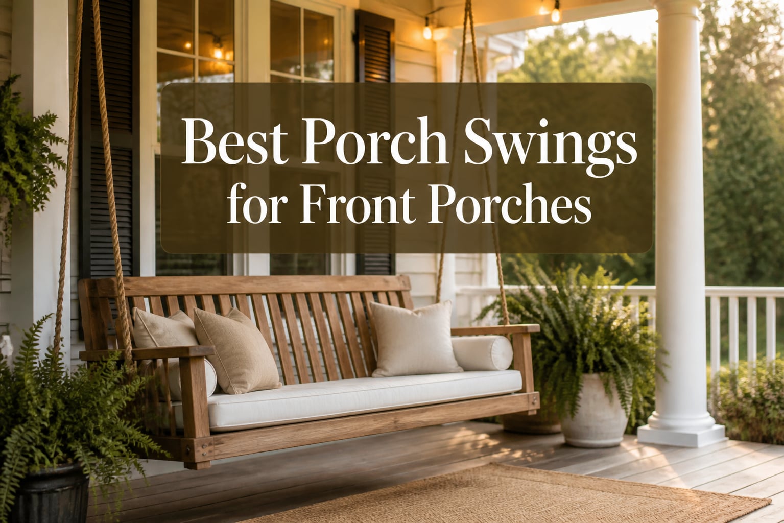 Best Porch Swings for Front Porches