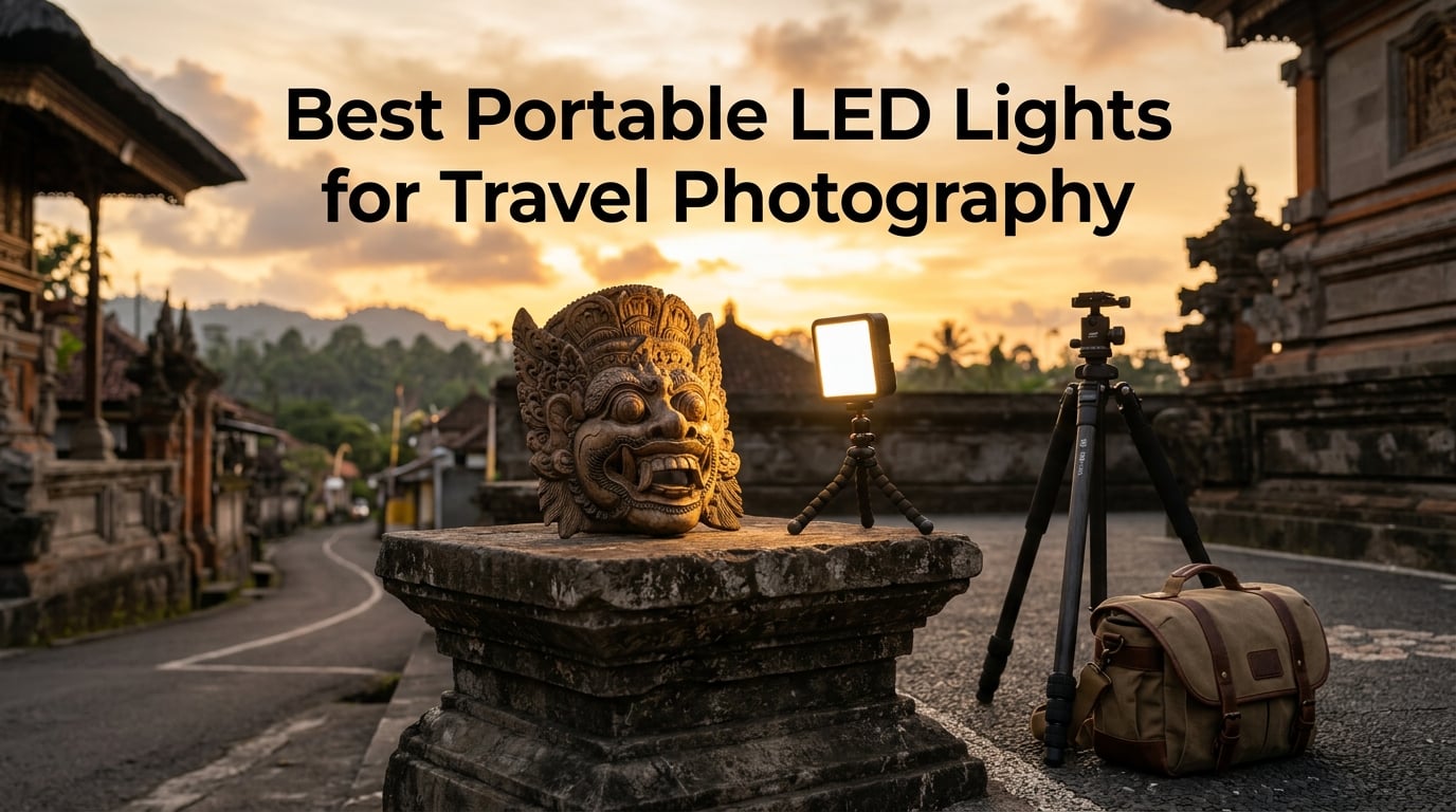 Best Portable LED Lights for Travel Photography