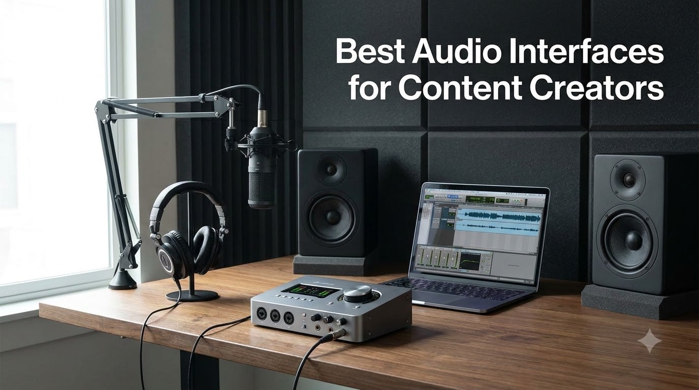 Best Audio Interfaces for Content Creators