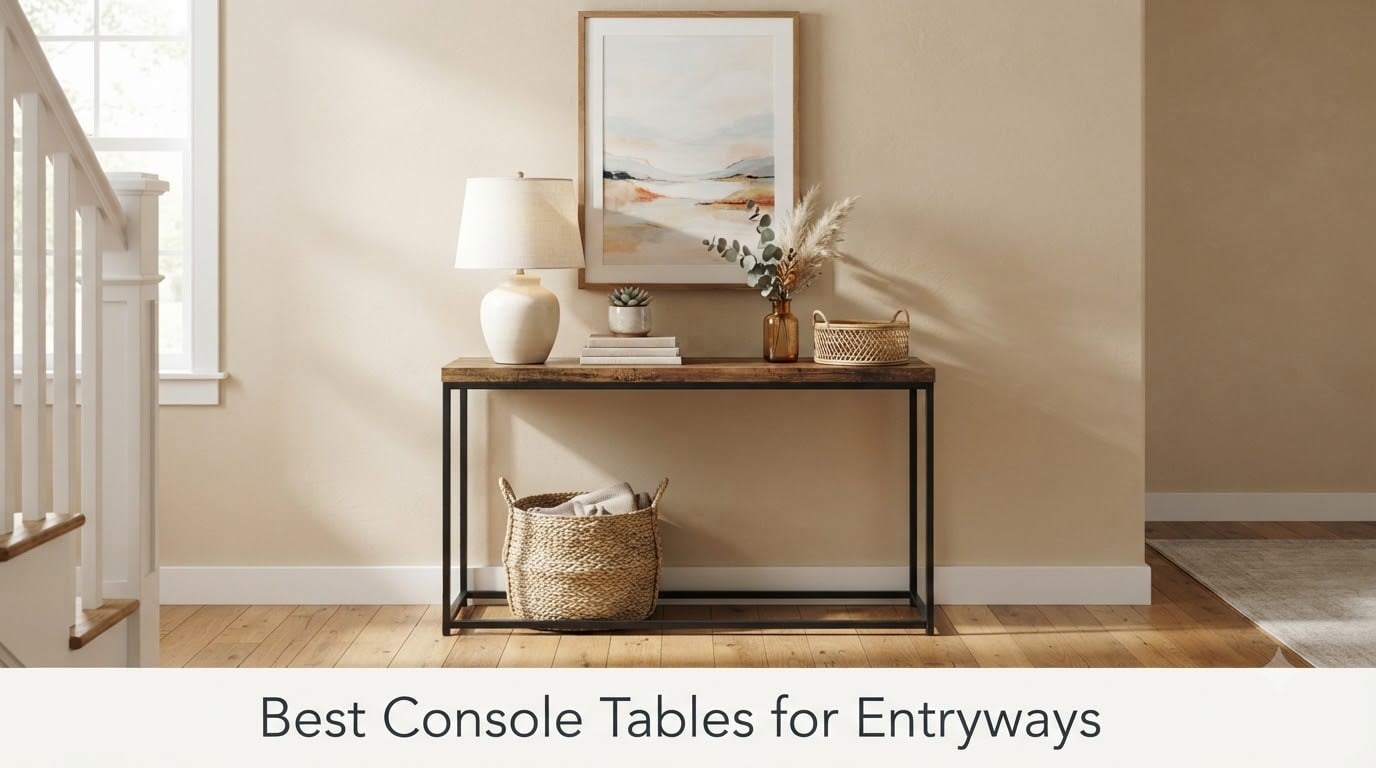 Best Console Tables for Entryways