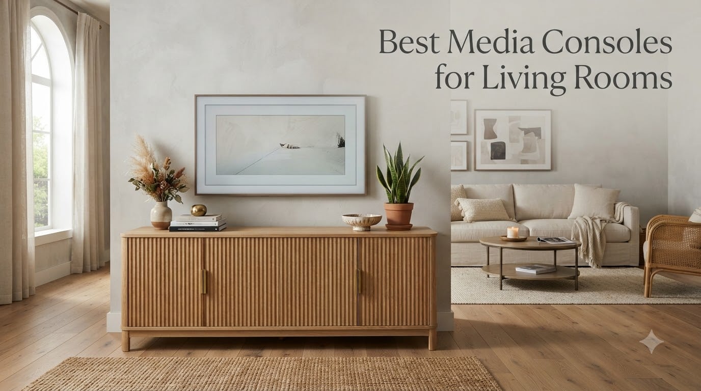 Best Media Consoles for Living Rooms