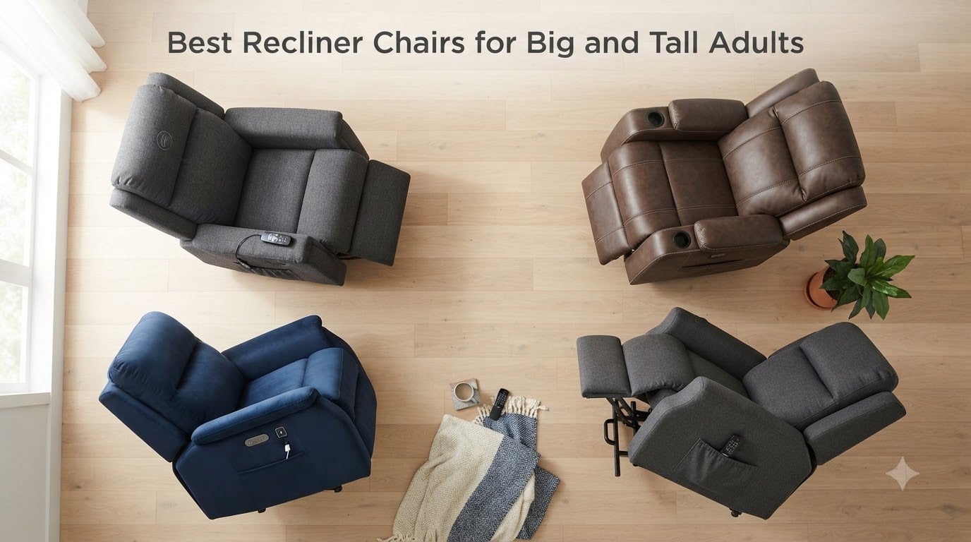 Best Recliner Chairs for Big and Tall Adults