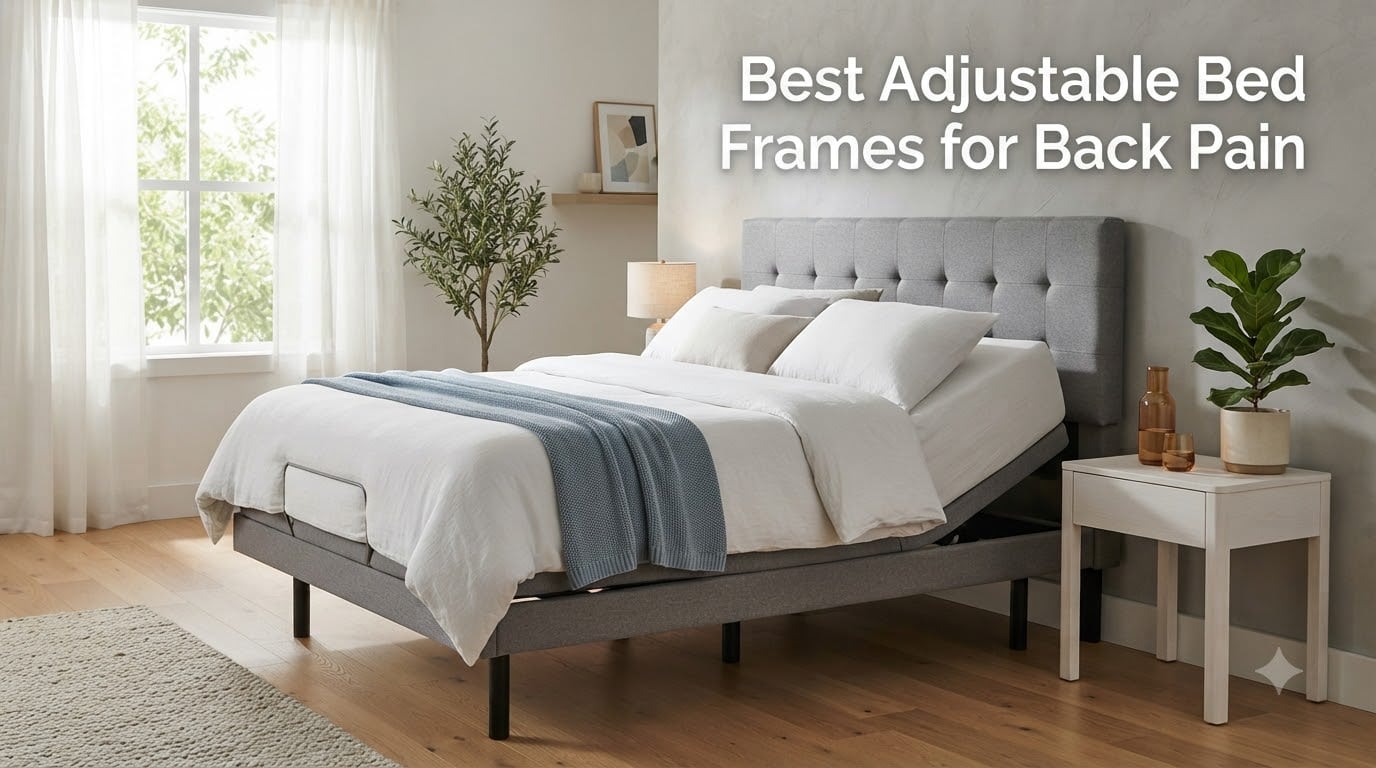 Best Adjustable Bed Frames for Back Pain
