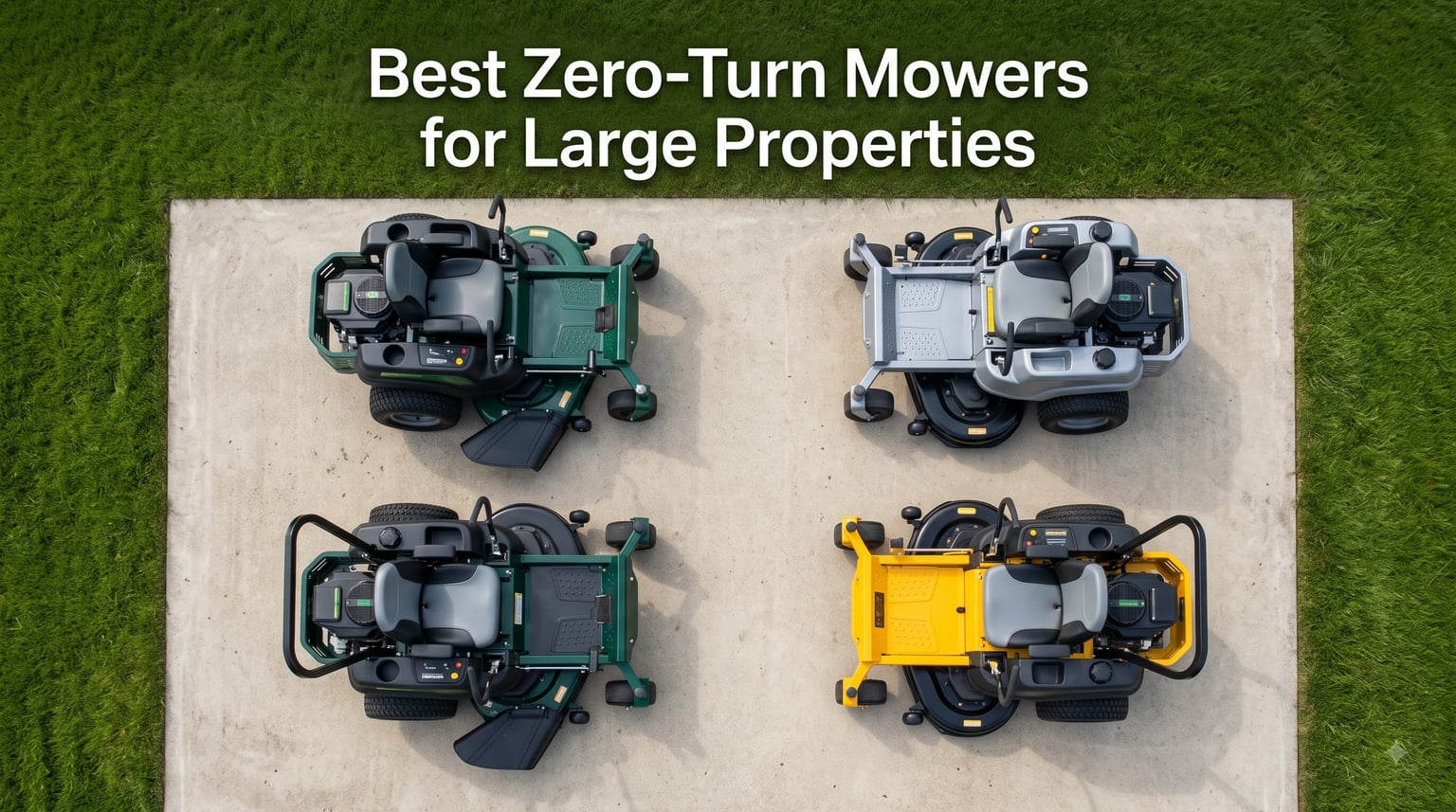 Best Zero-Turn Mowers for Large Properties
