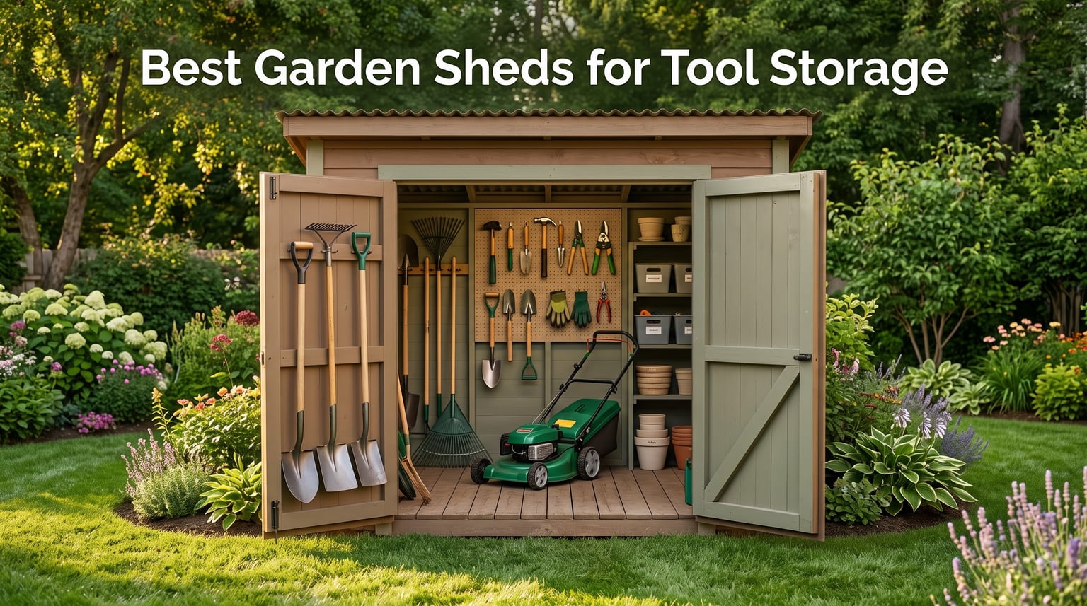 Best Garden Sheds for Tool Storage