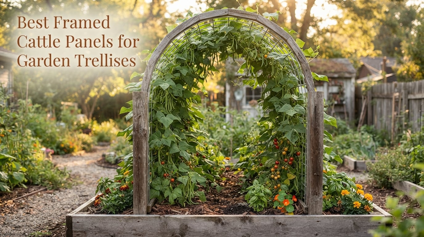 Best Framed Cattle Panels for Garden Trellises