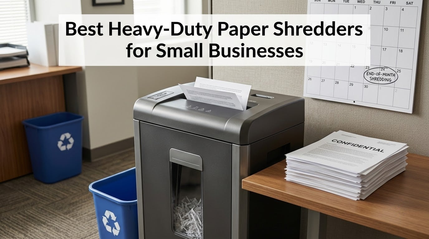Best Heavy-Duty Paper Shredders for Small Businesses