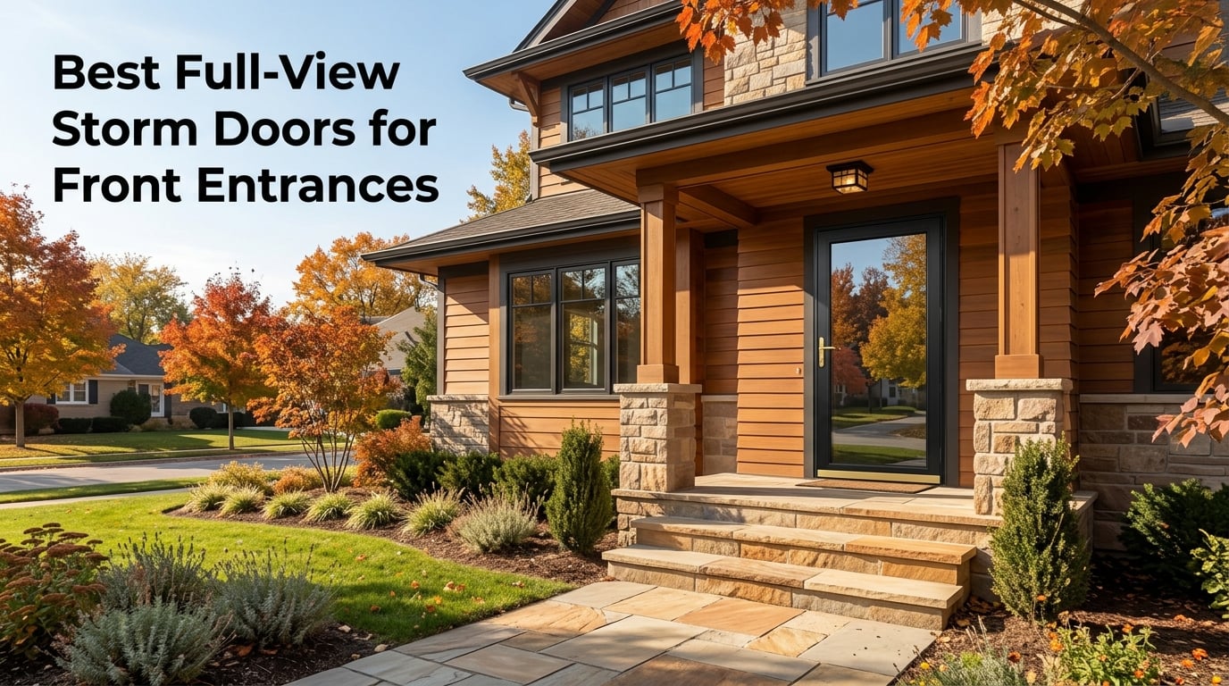 Best Full-View Storm Doors for Front Entrances