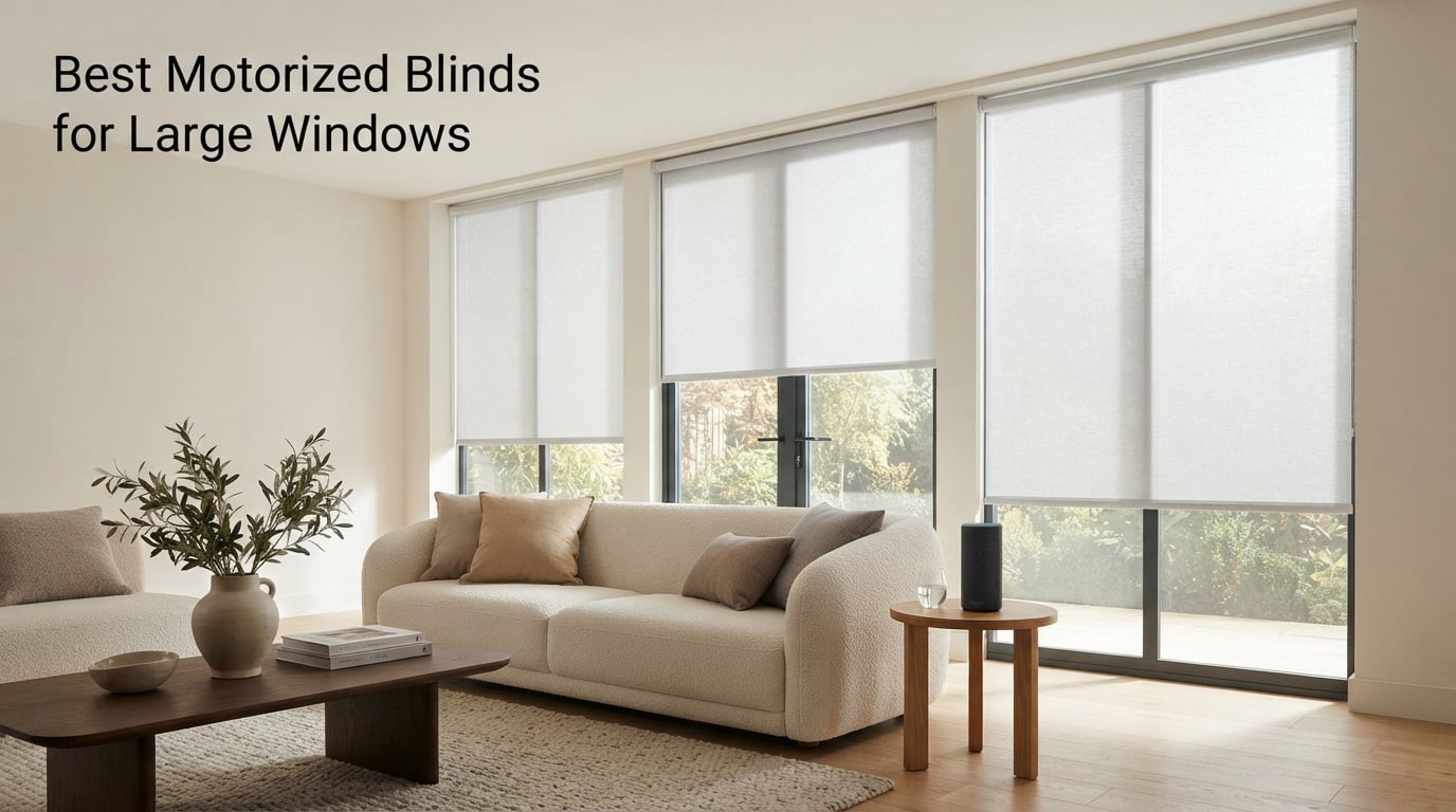 Best Motorized Blinds for Large Windows
