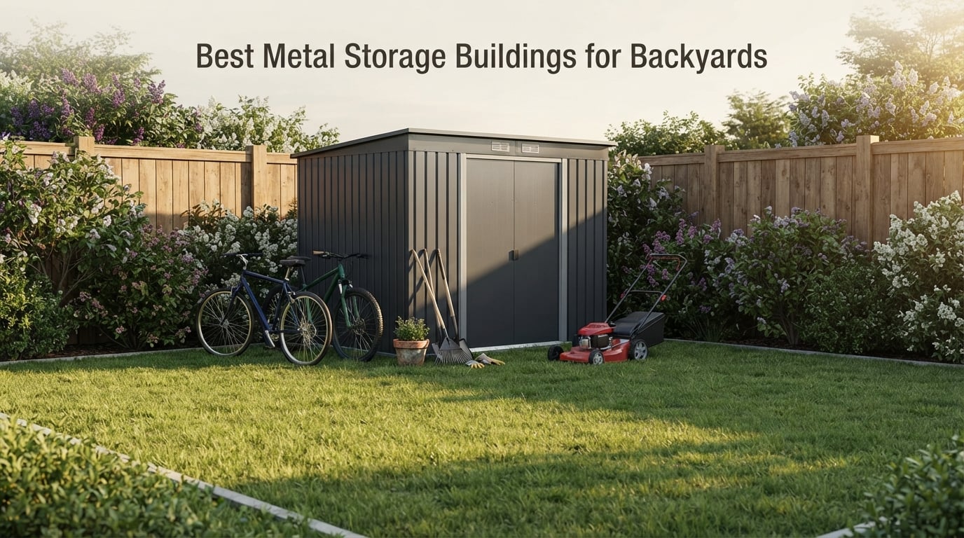 Best Metal Storage Buildings for Backyards