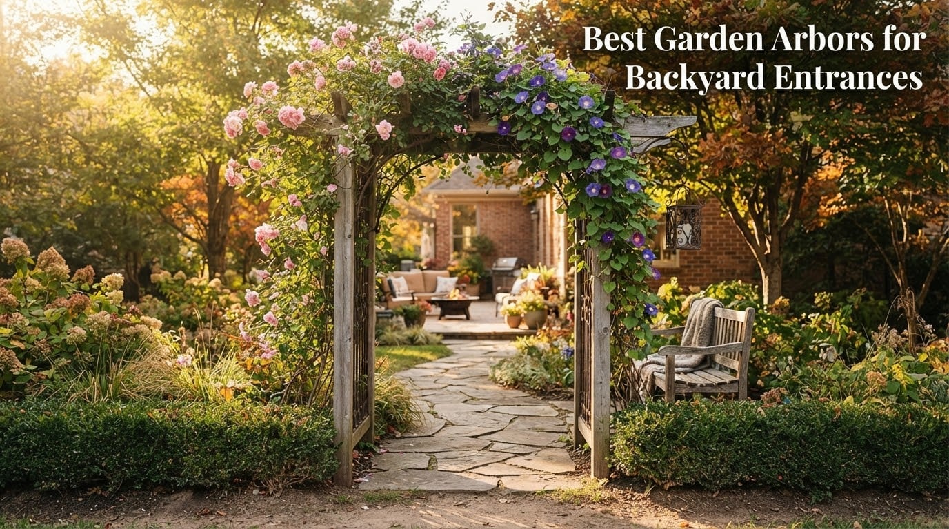 Best Garden Arbors for Backyard Entrances