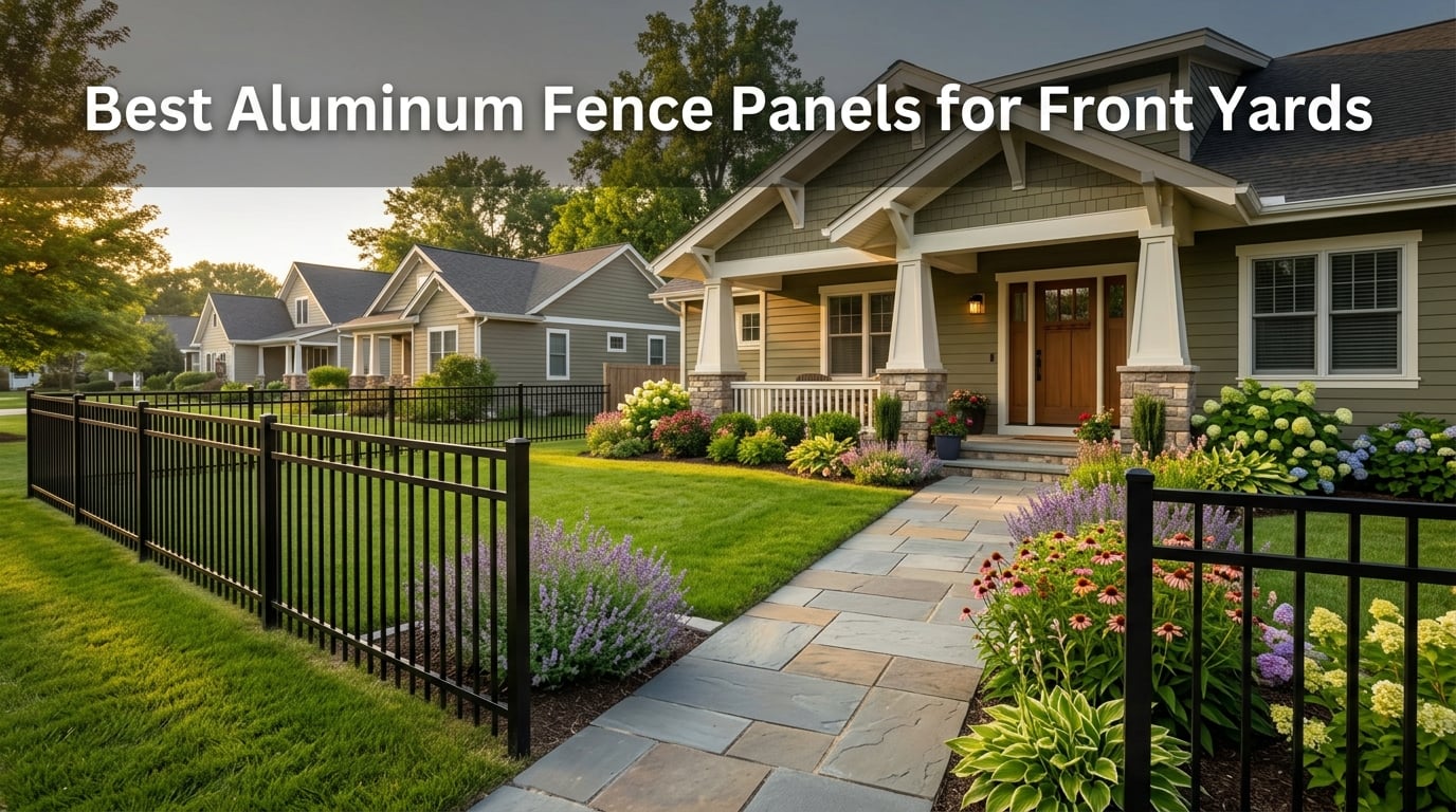 Best Aluminum Fence Panels for Front Yards