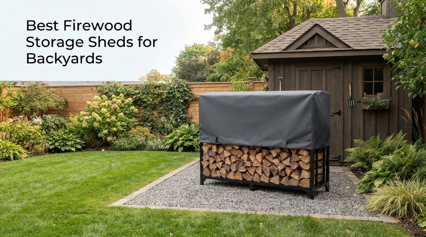 Best Firewood Storage Sheds for Backyards
