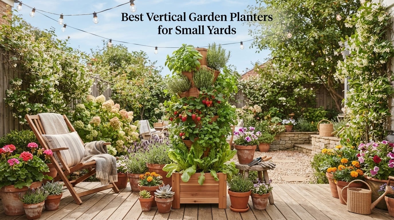 Best Vertical Garden Planters for Small Yards